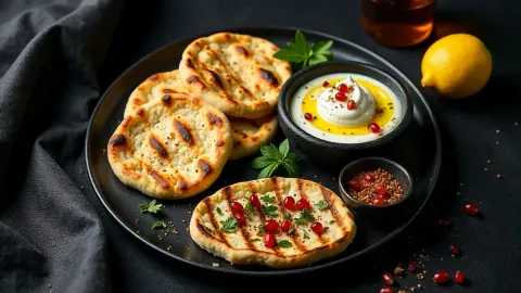 Baba ghanoush z grilovaného lilku