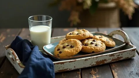 Čokoládové cookies na grilu