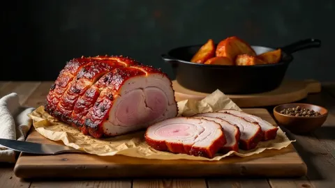Domácí uzená slanina z bůčku