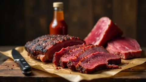 Hovězí brisket z udírny