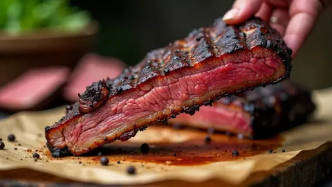 Hovězí short ribs z udírny