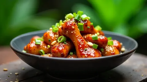 Kuřecí křídla s thajskou chilli omáčkou