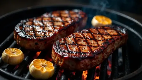 Porterhouse steak na grilu