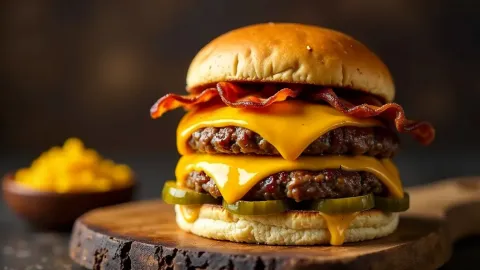Smash burgery z hovězího hrudí