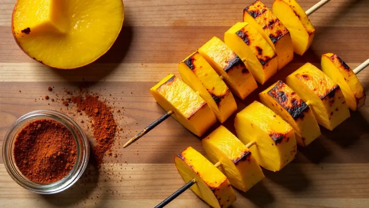 Grilované mango s limetou