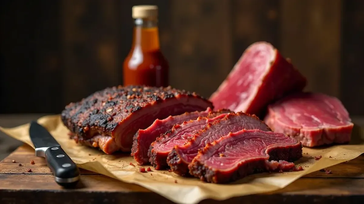 Hovězí brisket z udírny