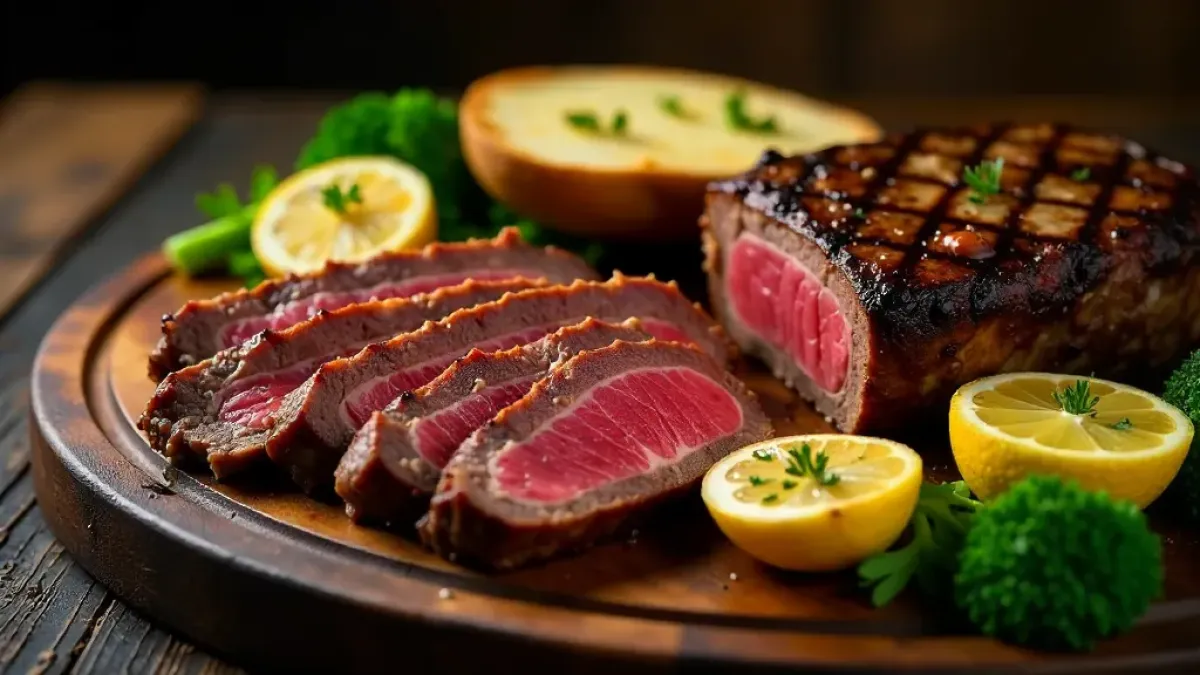 Steak a humří ocasy s cowboy butter svíčkami