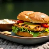 Portugalský kuřecí burger