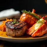 Surf and Turf s filet mignon a humřím ocasem